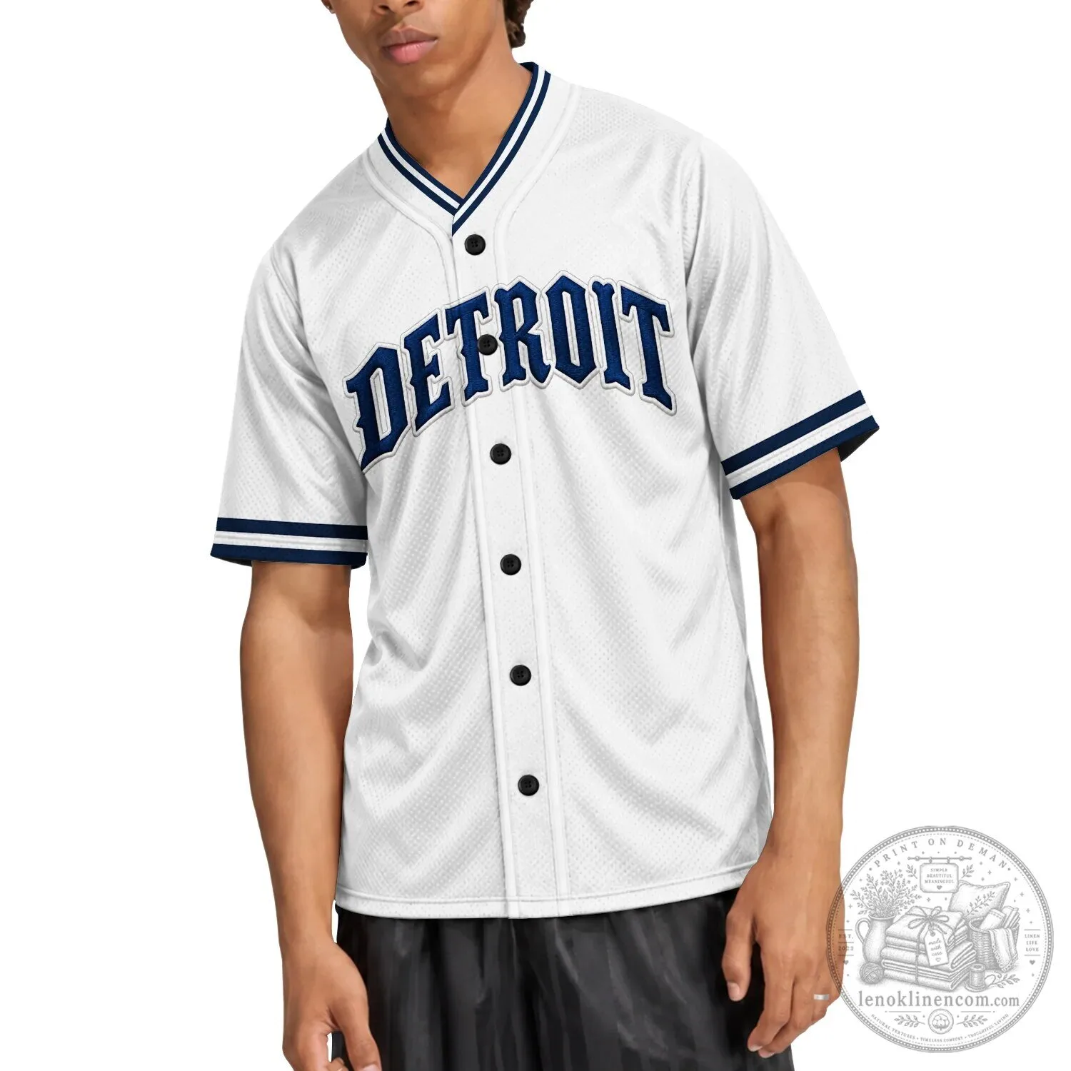 Detroit City Orange Baseball Jersey 27 Detroit City Orange Baseball Jersey
