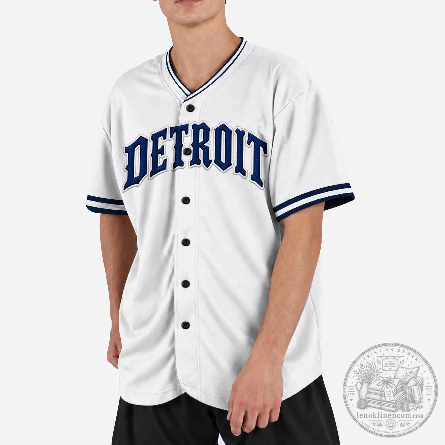 Detroit City Orange Baseball Jersey 30 Detroit City Orange Baseball Jersey