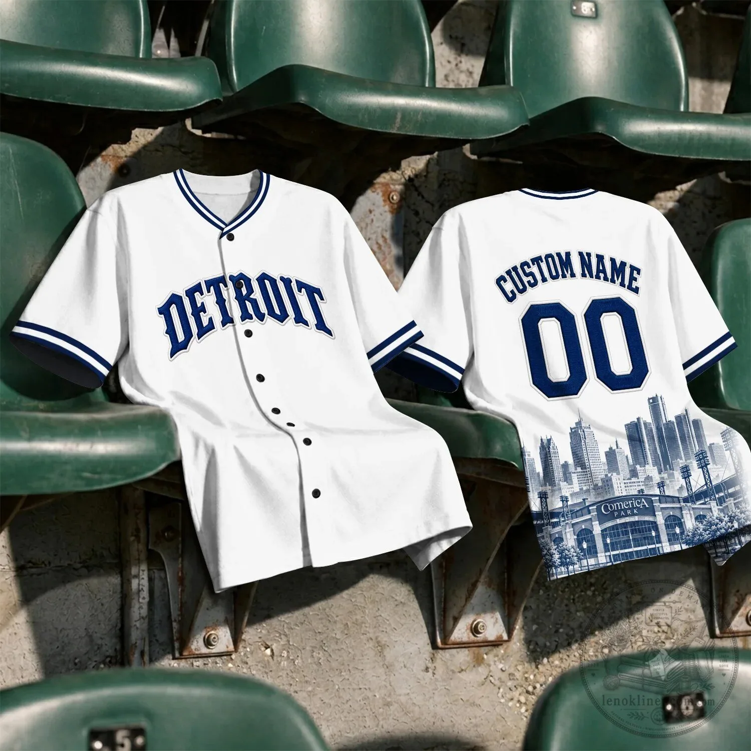 Detroit City Orange Baseball Jersey 31 Detroit City Orange Baseball Jersey