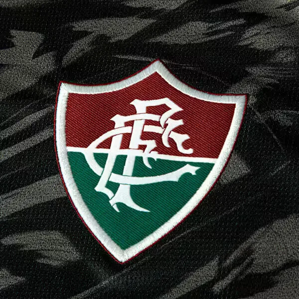 Fluminense Football Club Goalkeeper Black and Gray Patterned Jersey 6 Fluminense Football Club Goalkeeper Black and Gray Patterned Jersey